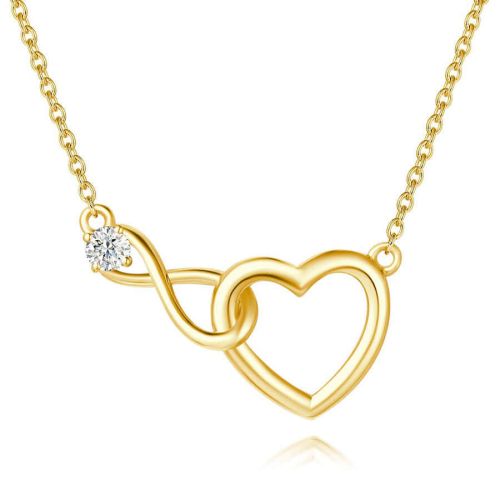 Infinity Heart Pendant Necklace Mothers Necklace| YS127